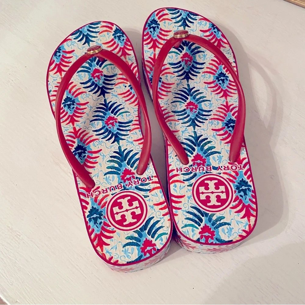 Tory Burch platform, Flipflops Sandals Sizev 7.5 ~8 Women
